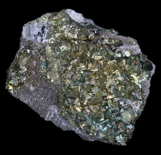 Chalcopyrite & Calcite Specimen - Missouri #35116